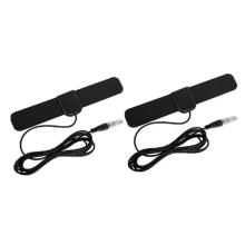 2pcs TV Antenna 4K 1000 Miles Indoor HDTV Digital Portable Aerial Signal Free View