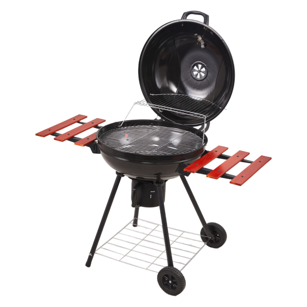 Garden Sanctuary Round Kettle Charcoal BBQ Grill with Wheels-image-OPC-PGJ9FNQ-NEW