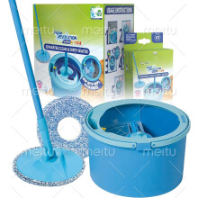 (Aqua Revolution System kit) Aqua Revolution System X'tra Floor Mop and Bucket Set with Free Refill | Separates Clean & Dirty Water | Cleans Laminate, Wood & Tile Flooring