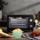 Silicone Microwave Popcorn Bowl Foldable Maker Bucket with Lid Folding Kitchen Baking Tool Cyan 10