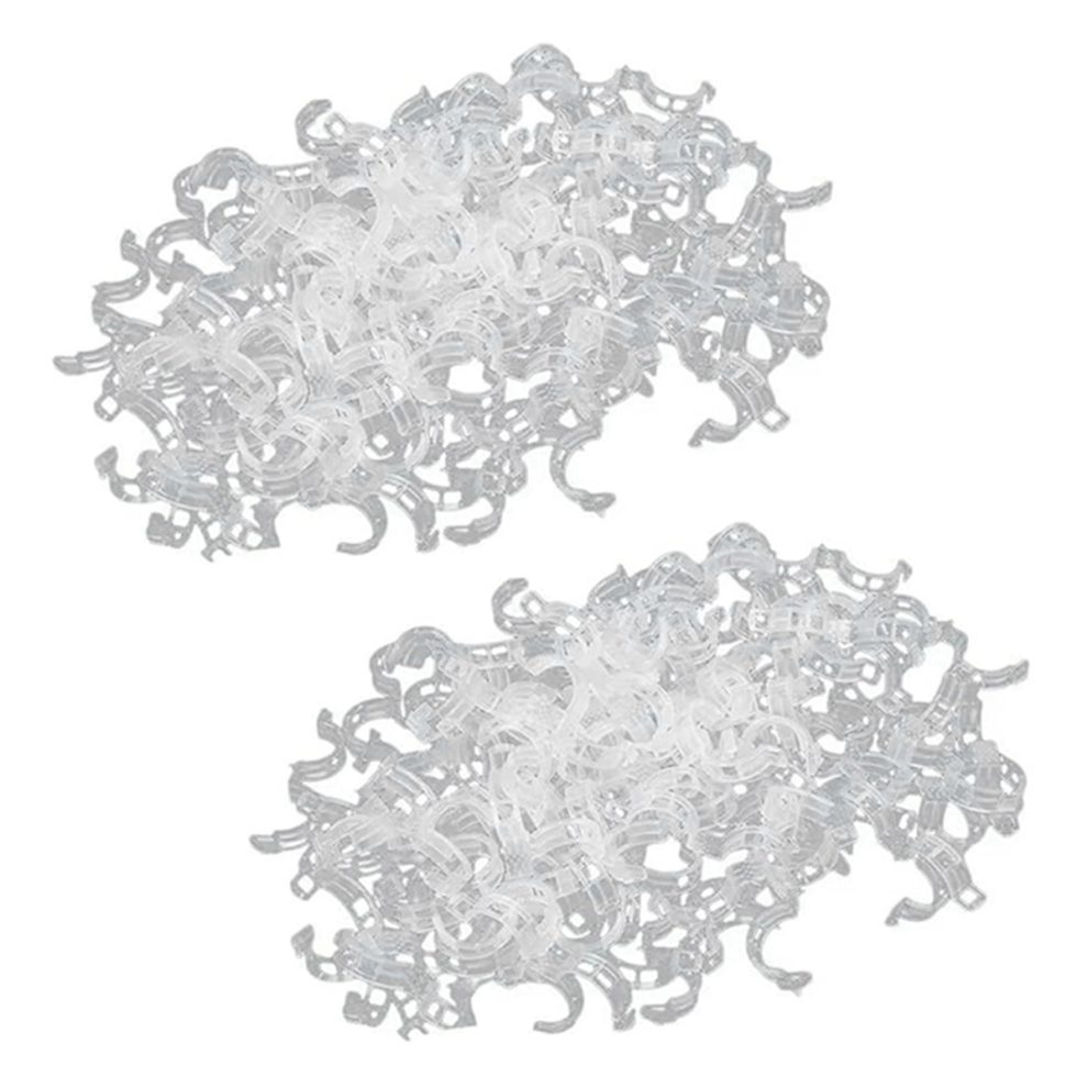 400pcs Secured Plastic Plant Clip, 2024 Upgrade Support Clips, Garden Clips for Climbing Plants-image-OPC-PGJ9JV2-NEW