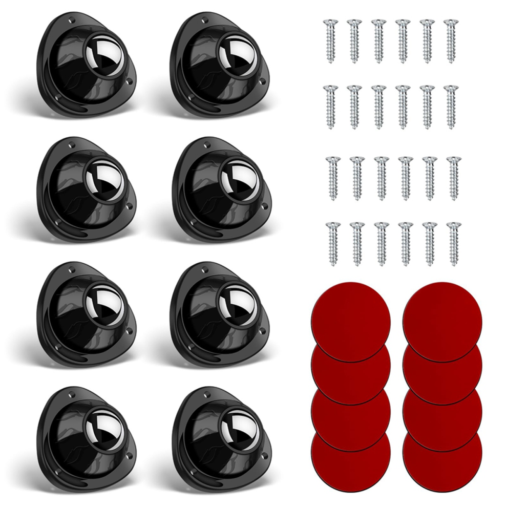 Furniture Small -Swivel Ball Casters For Electrical Appliances Mop Buckets Table Legs Flower Pots 8Pcs 4853931611793