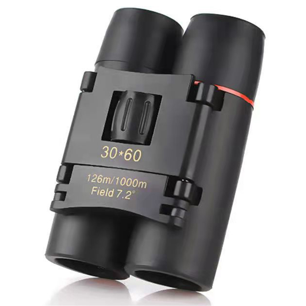 Red Film 30x60 Binoculars, High-Definition Mini Portable Outdoor Suitable for Bird Watching and Travel