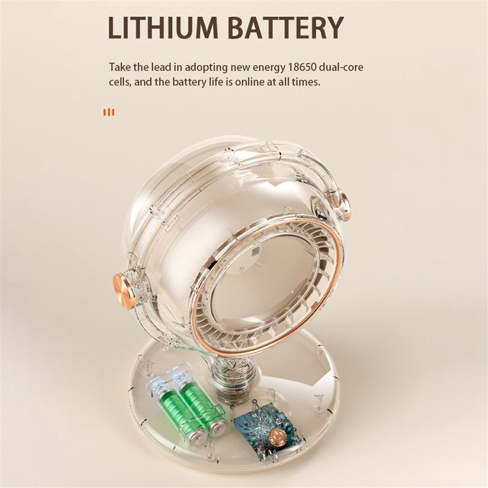 Vertical Fan Multi-Function 2400MAh High-Capacity Lithium Battery High Efficiency Continuous Portable Fan,Gray-image-OPC-PGJ9JWP-NEW