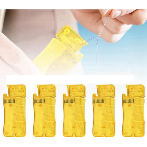 Εύκολο στη χρήση Needle Threaders Tool Self-thread Guide DIY Apparel Plastic Sewing Accessories Threader for Hand Stittching 2