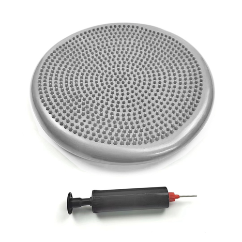 Γκρι PVC Yoga Balance Mat, Φουσκωτό μαξιλάρι μασάζ, αθλητικός γυμναστής 1