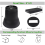 4PCS Cama Risers 6 Polegadas Resistente Móveis Redondos para Mesa de Escritório Sofá Sofá Elevadores 5