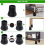 4PCS Cama Risers 6 Polegadas Resistente Móveis Redondos para Mesa de Escritório Sofá Sofá Elevadores 3