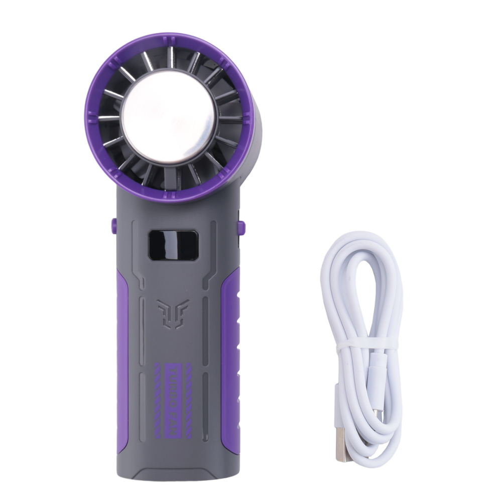 Portable Handheld Fan Outdoor Semiconductor Refrigeration Air Cooler 2000Mah Battery Rechargeable Cold Fan,A 4853931616774