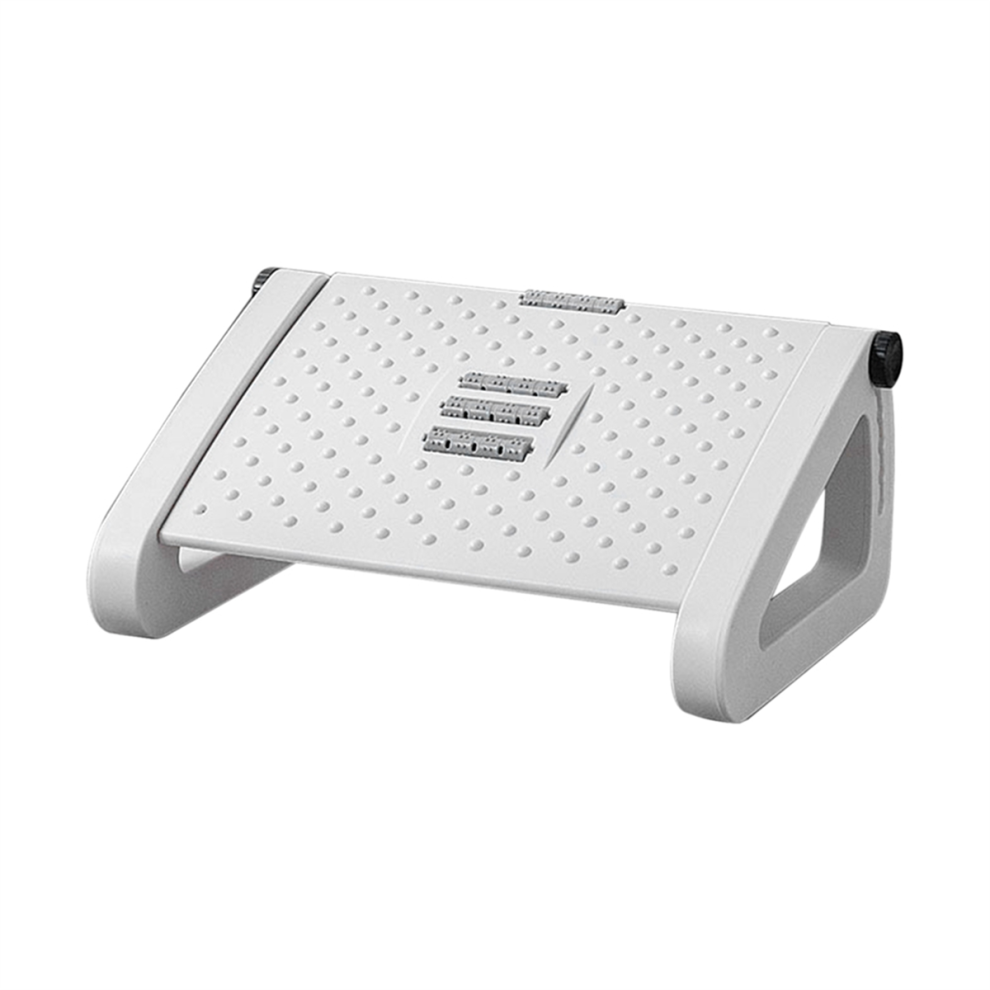 Office Foot Rest, Stool Removable Massage Roller Portable, Ergonomic Desk Footrest White