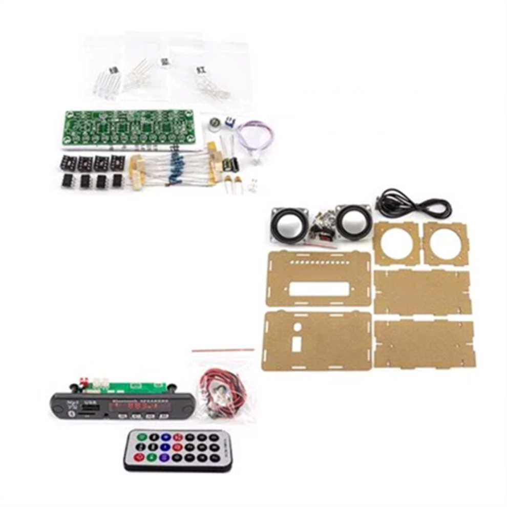 Diy Bluetooth Speaker Kit With Fm Radio Soldering Project Practice Solder Assembly Electronic 2X3w B 4853931620030