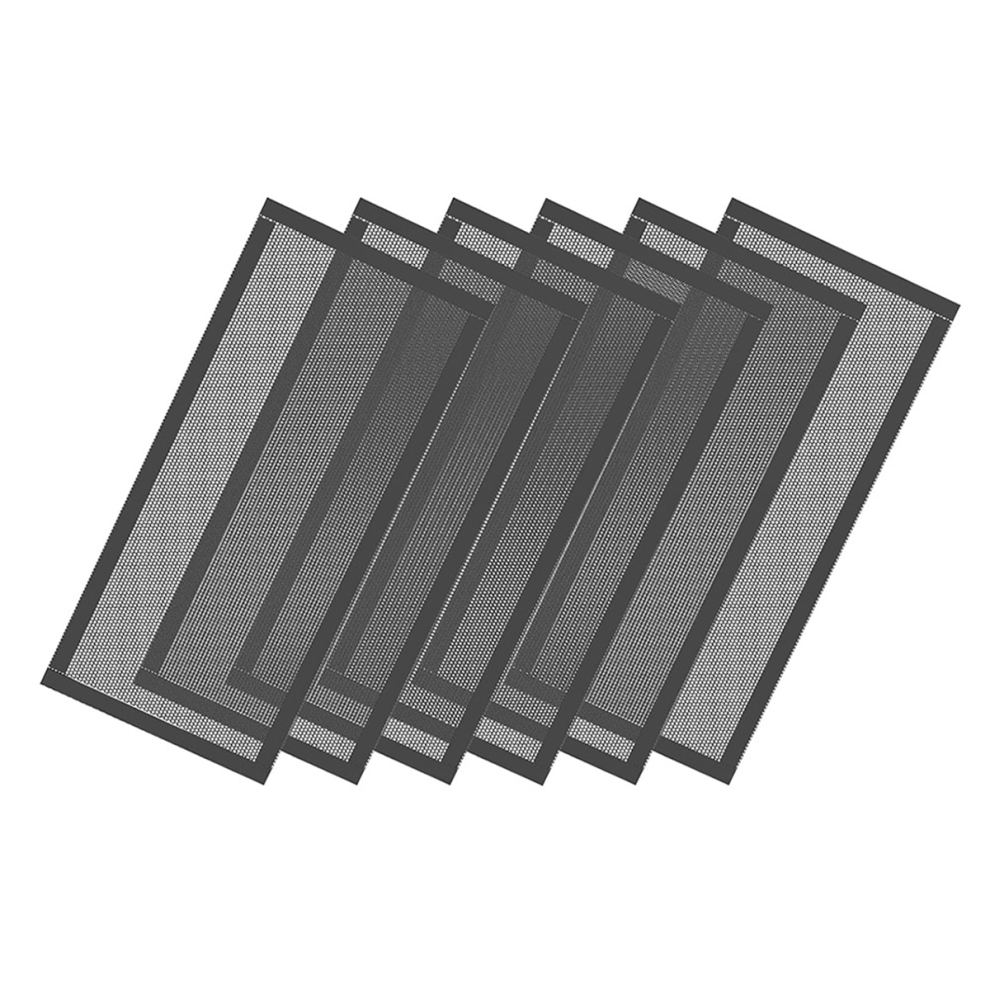 Floor Vent Covers, Strong Magnetic Mesh Air Filters, 4X10inch Pvc Register Screens, 6Pcs 4853931620337