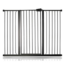 (Matt Black, 133.2cm - 140.8cm) Safetots Extra Tall Pressure Fit Gate