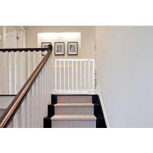 (Blanco Madera, 63.5cm -105.5cm) Safetots Puerta de Seguridad de Maderapara la Parte Superior de la Escalera
