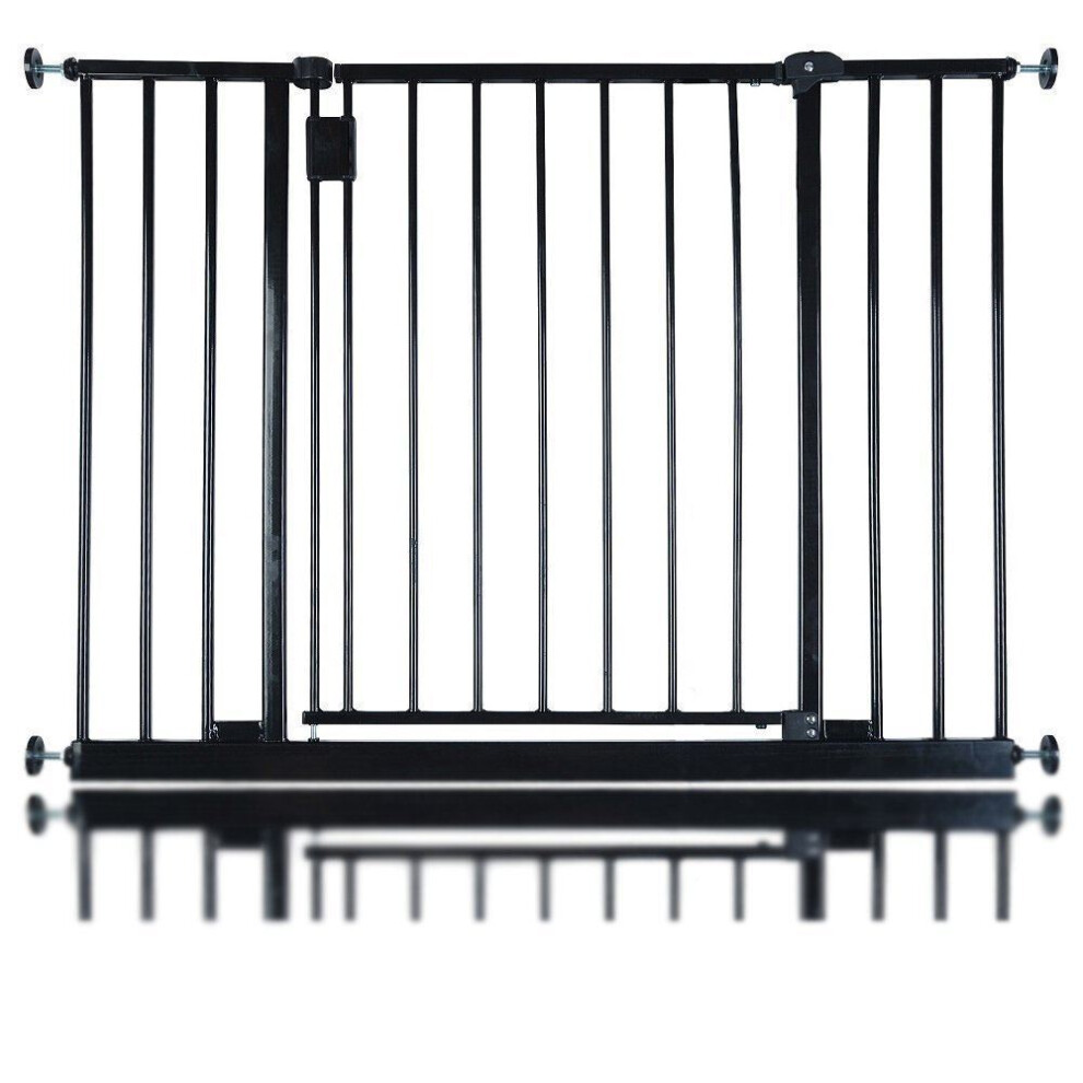 (Black) Safetots Extra Wide Hallway Gate-image-OPC-P87HH7-NEW