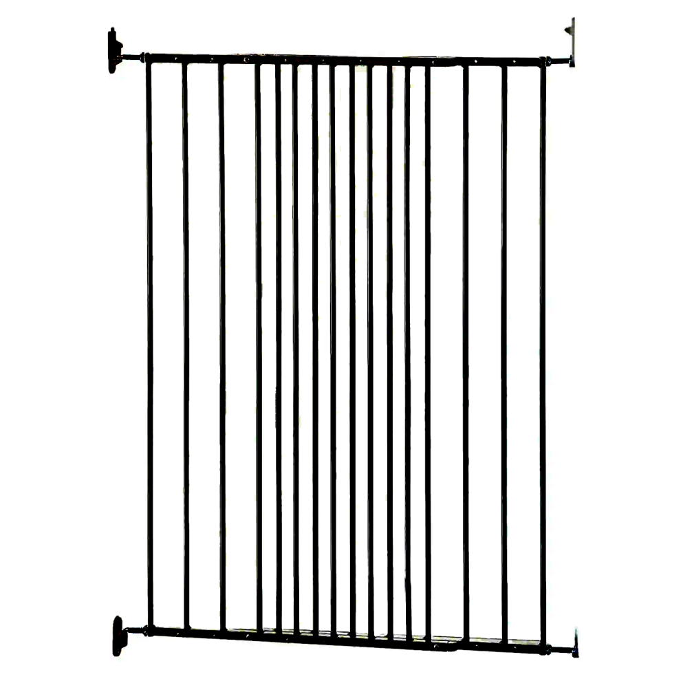 (Black) Safetots Extra Tall Screw Fitted Baby Stair Gate-image-OPC-P87YTW-NEW
