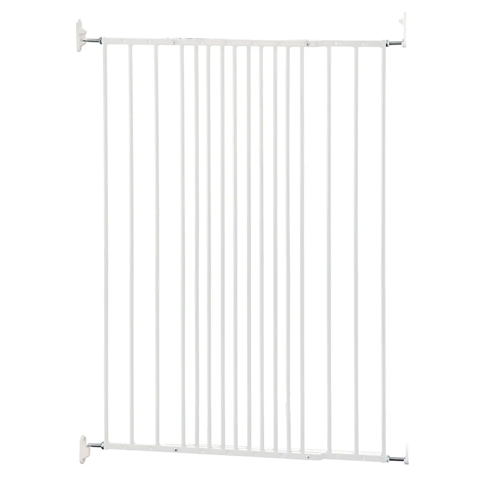 (White) Safetots Extra Tall Screw Fitted Baby Stair Gate