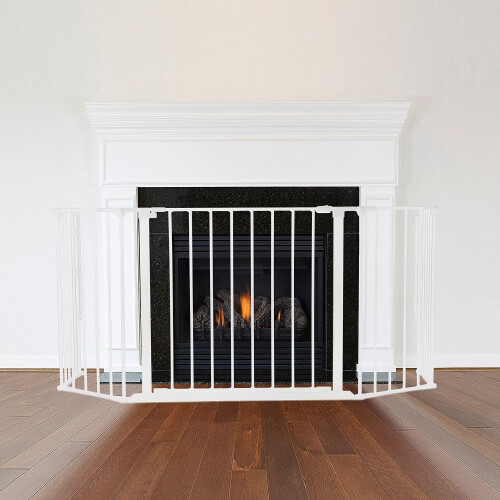 Safetots (49D x 105W cm) Safetots Multi Panel Fire Surround White