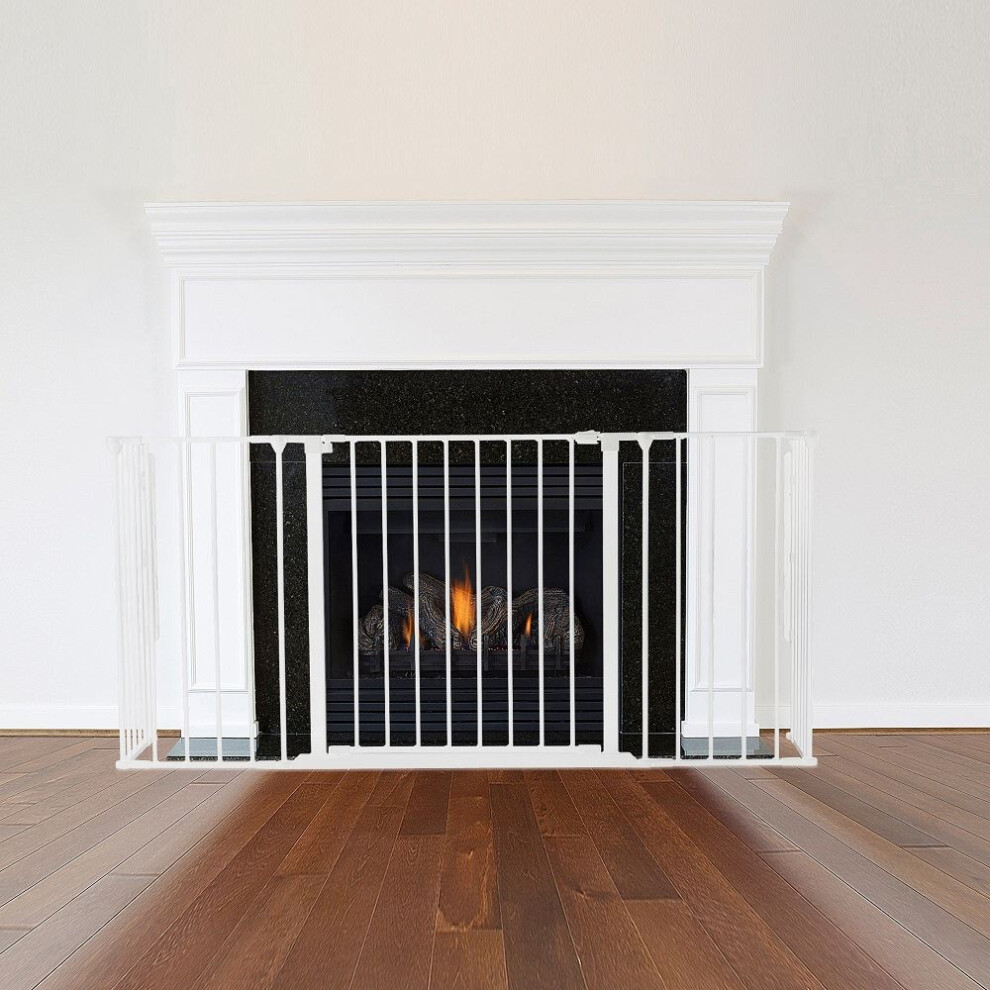 (46D x 164W cm) Safetots Multi Panel Fire Surround White