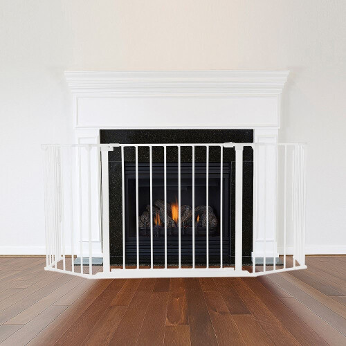 Safetots (69D x 118W cm) Safetots Multi Panel Fire Surround White