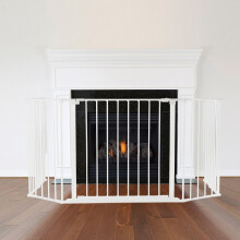 (82D x 104W cm) Safetots Multi Panel Fire Surround White