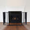 Safetots (88D x 104W cm) Safetots Multi Panel Fire Surround Black 1