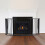 Safetots (49D x 105W cm) Safetots Multi Panel Fire Surround Black 1