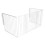 Safetots (72D x 138W cm) Safetots Multi Panel Fire Surround White 13