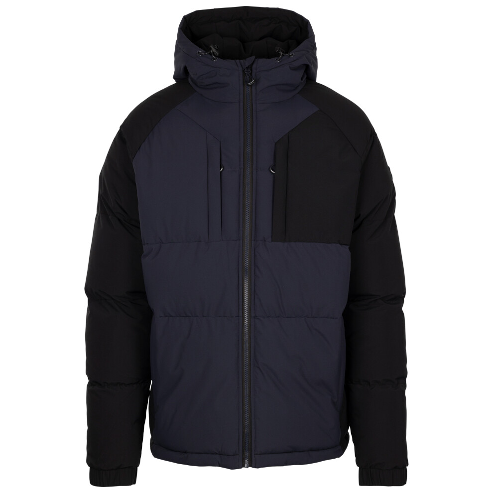(XS, Dark Flint - Do Not) Trespass Mens Casual Padded Puffer Jacket Deffords