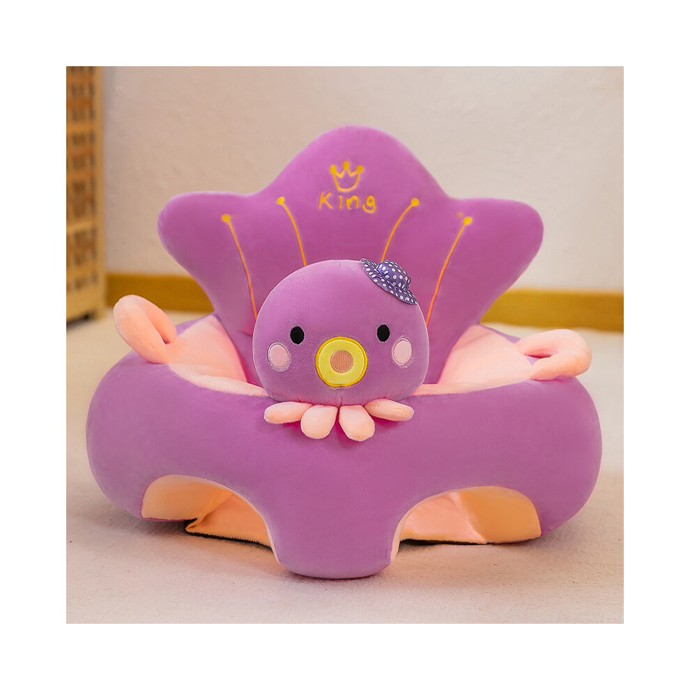 (H) Baby Sofa Support Seat Cover Plush Chair Learn To Sit Comfortable Cartoon Toddler Nest Puff Wash No Stuffing Cradle-image-OPC-PGJ9QRR-NEW