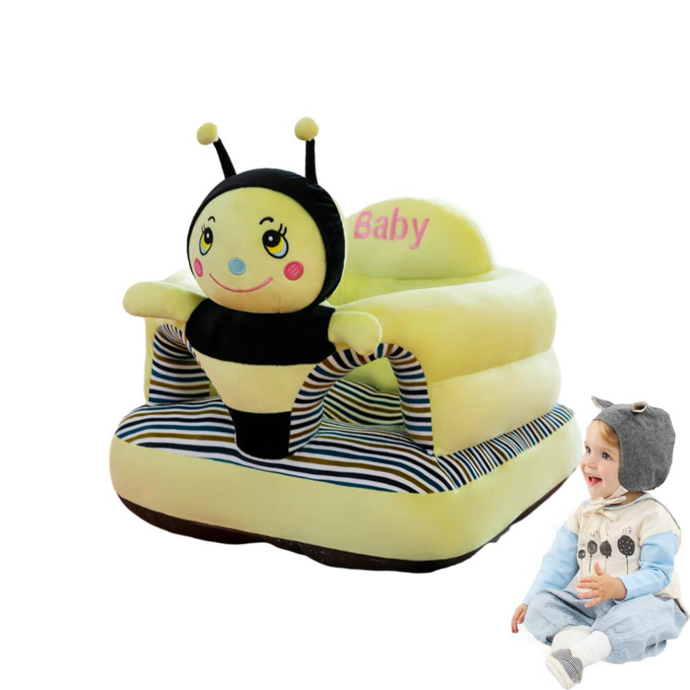 (Caterpillar) Toddler Learning Seat Animal Shaped Learning Sofa Support Seat Soft Toddler Learning To Sit Chair For Kids Boys Girls-image-OPC-PGJ9QSY-NEW
