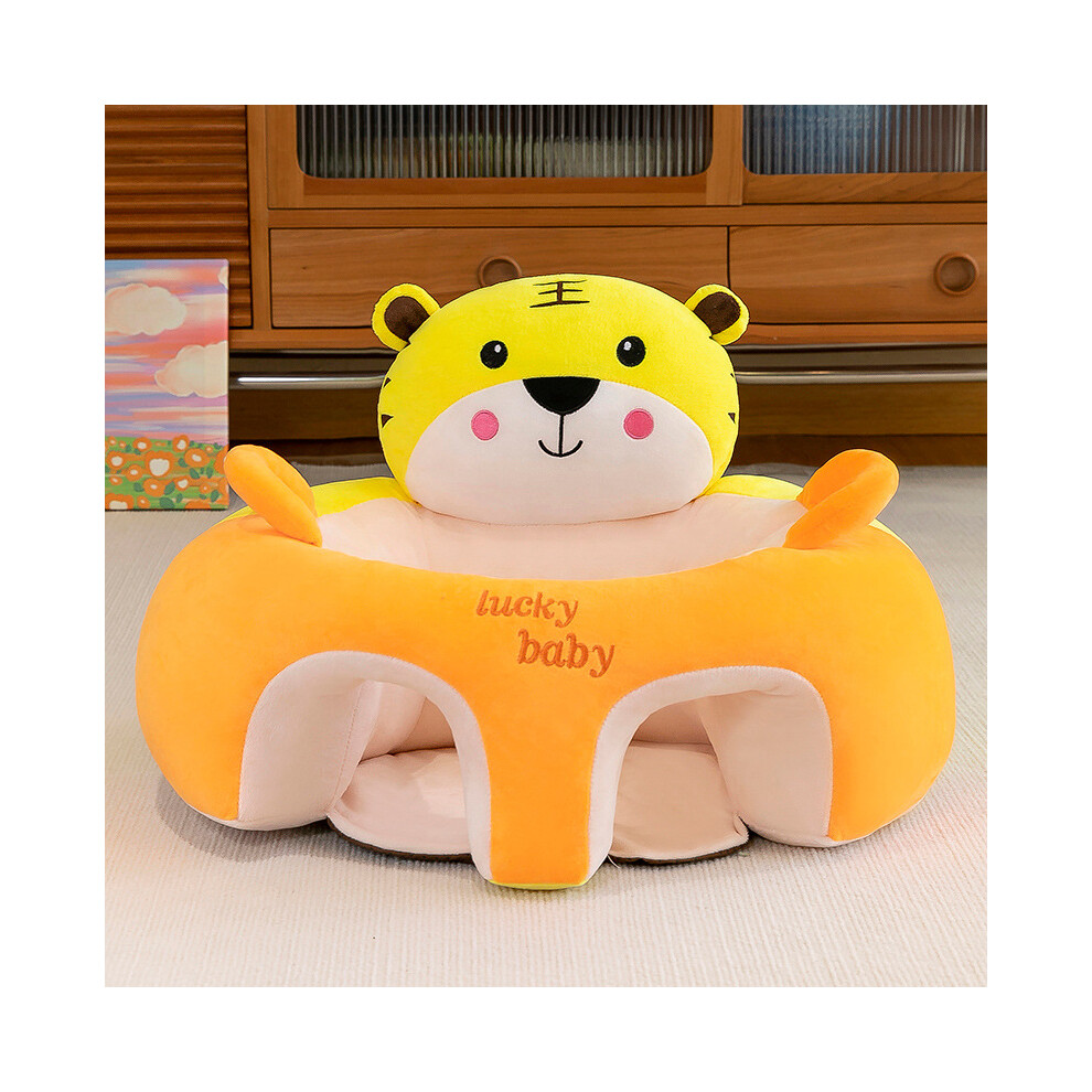 Closkye (Tiger) New 50X50cm Baby Learning To Sit Sofa Fall-Proof Learning Seat Children's Practice Sitting And Standing Backrest Sofa Bench