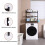 Living And Home (Black) 3-Tier Over Toilet Storage Shelves Bathroom Rack 5