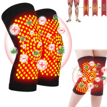 (1 Pair) Radiofrequency Herbal Thermal Knee Support,Mugwort Knee Pads,Herbal Thermal Knee Support for Women Men