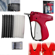 (Red) Stitchy Quick Clothing Fixer, Speedy Clothing Fixer, Quick Clothing Fixer, Quick Stitch Sewing Gun for Clothes to Fix Low Necklines, Close Seams, Fast