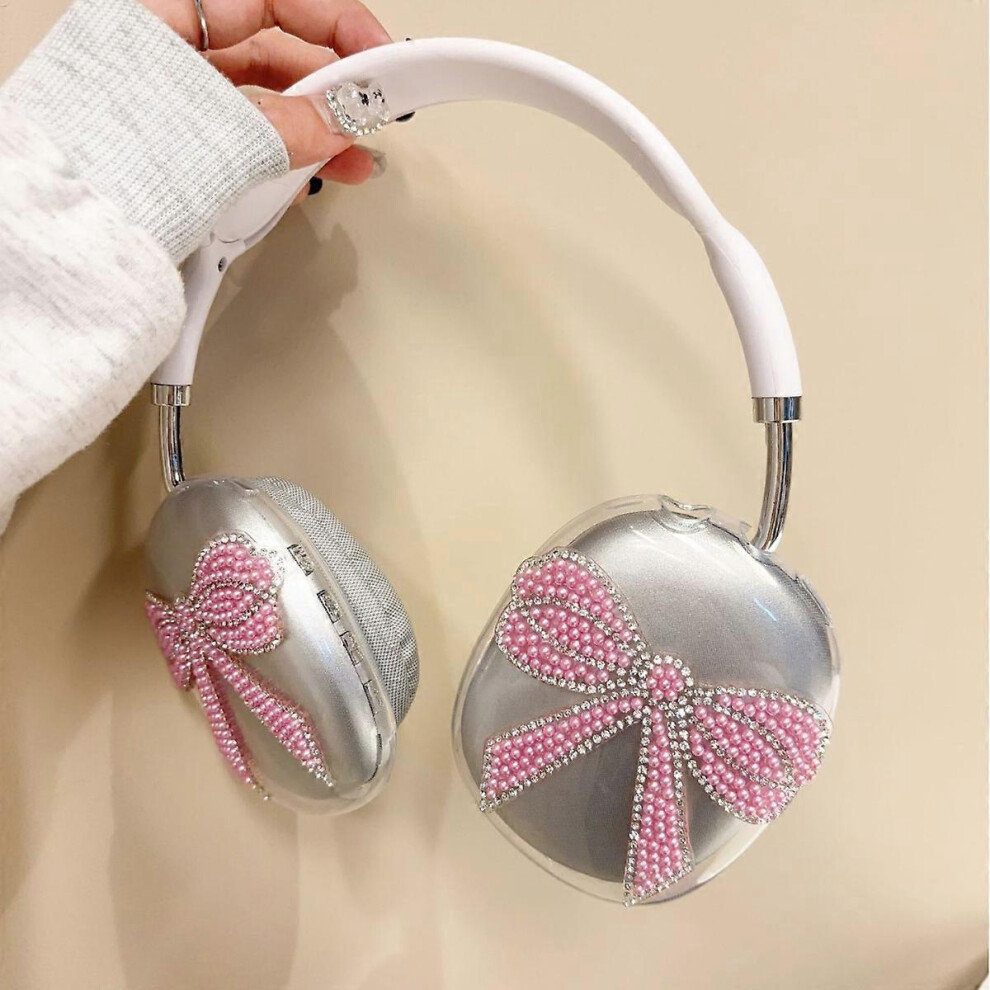 (D) Bling Case Cover For Airpods Max Glittering Rhinestones Stars,Clear Sparkling Cute Soft Cases For Women Protective Case For Apple Airpods Max 5415817435146