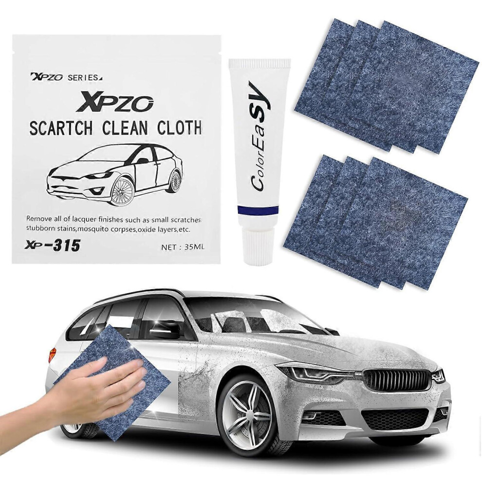 (8Pcs) Nano Sparkle Cloth, Nano Sparkle Cloth Car Scratch Remover, Nanosparkle Cloth For Car Scratches, Nano Cloth Scratch Remover For All Types Of Ve 5415817435412