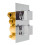 NES Home Temel Modern Square 2 Way Concealed Thermostatic Shower Mixer Valve Chrome 1