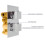 NES Home Temel Modern Square 2 Way Concealed Thermostatic Shower Mixer Valve Chrome 3