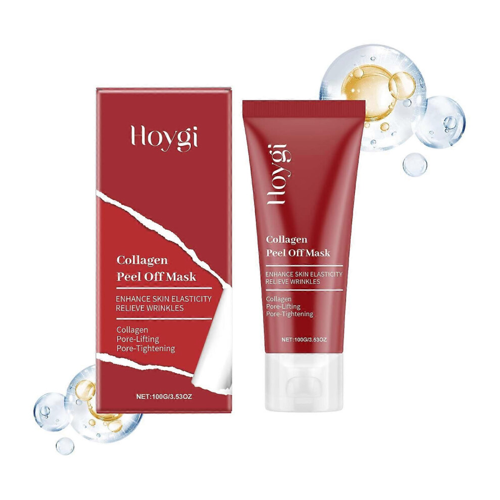 (2pcs) Collagen Overnight Wrapping Mask, Peel Off Face Mask, Overnight Mask, Elasticity & Hydration Care, Pore Lifting and Minimizing