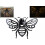 Sanctuary Spa Deluxe Wall Mount Bee Solar 40cm Light Up Decoration 2