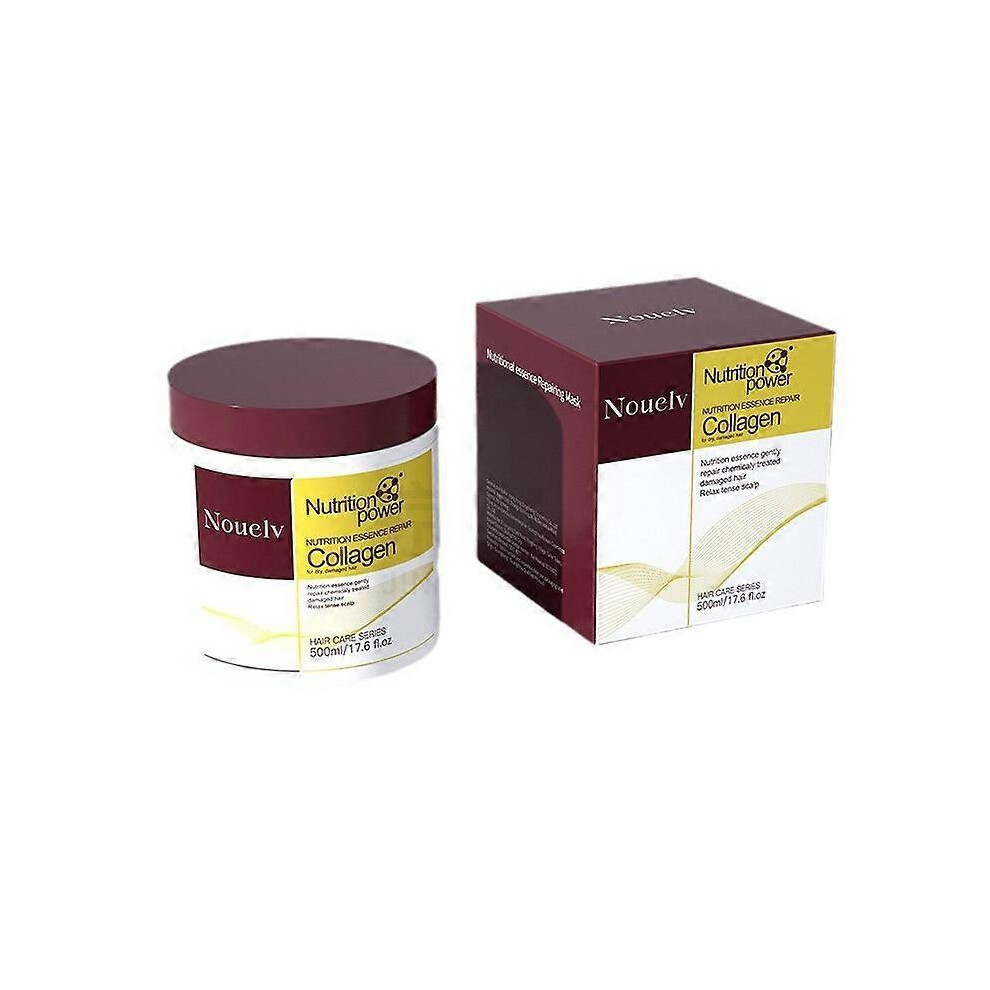 (3PCS) Collagen Hair Treatment Mask,Deep Conditioning Argan Oil Hair Repair Mask for Dry Damaged Hair,Natural Nourishing Moisturizing Hair Care Masque