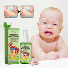 (1 Pcs) Kids Insect Repellent Spray, Mosquito Repellent Spray Natural Bug Spray DEET-Free Safe for Use On Babies, Toddlers and Kids