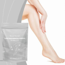 (2 Pcs) Body Hair Removal Powder, Herbal Wax Powder,Bikini Hair Removal Powder for Women for All Skin Types Natural Ingredients