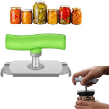 (Green) Effortless Arthritis Jar Opener,Easy Open Adjustable Grip Jar Opener,Jar Opener Wrench for Seniors Arthritis Elderly to Open Jar Easily
