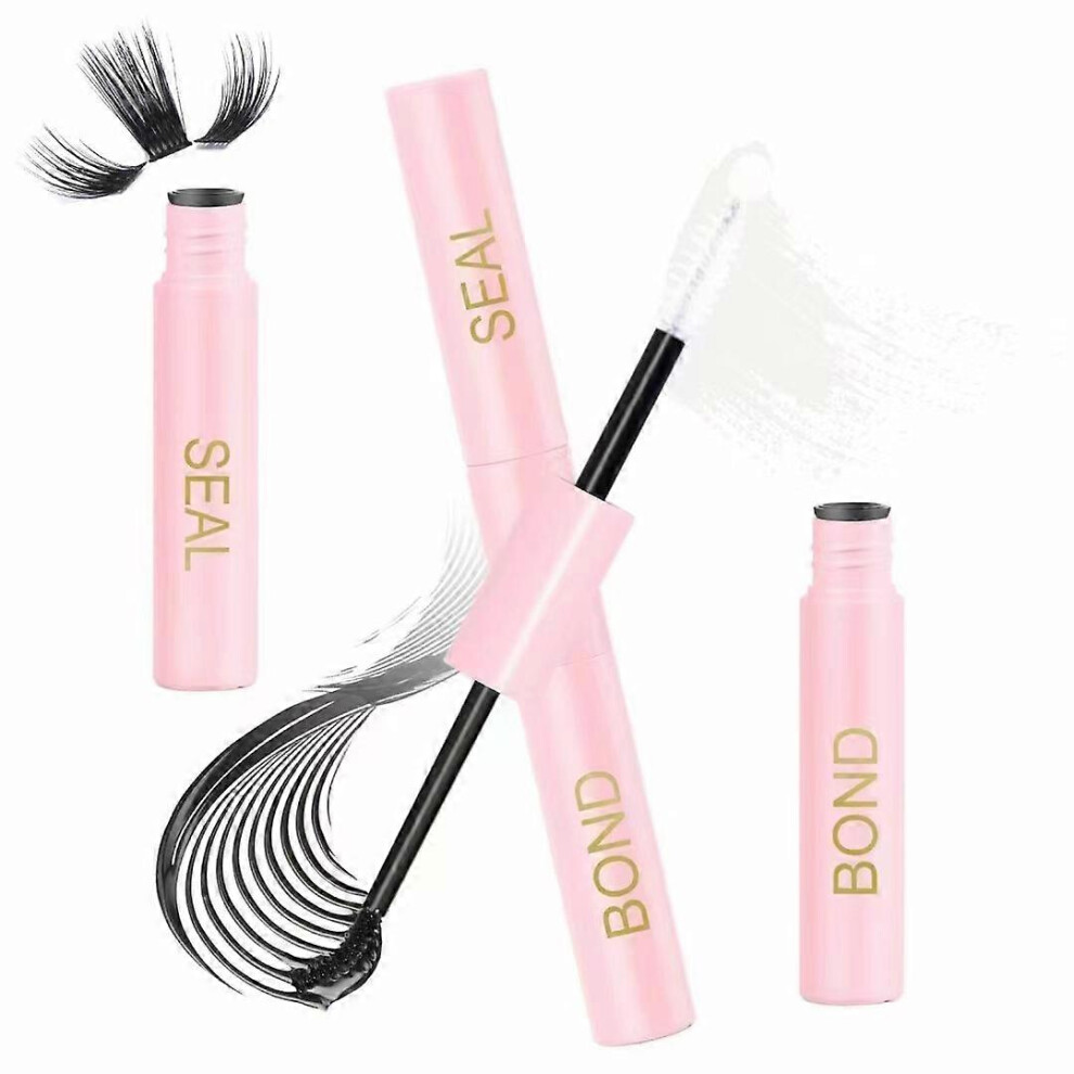 (2 Pcs) Lash Bond and Seal, Lash Glue, Lash Extension Glue, Bond and Seal Lash Glue, Eyelash Glue Strong Hold & Latex Free