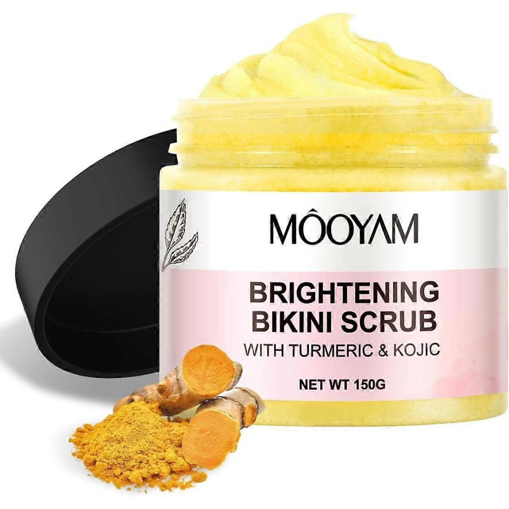 (1 Pcs) Bikini Area Exfoliator Exfoliating Body Scrub, Brightening Body Exfoliator Exfoliating Scrub, Body Exfoliant Shower Scrub Ingrown Hair Treatme