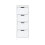 Bathroom Wood Cabinet Storage 4 Drawer  Free Standing Cupboard 3