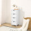 Bathroom Wood Cabinet Storage 4 Drawer  Free Standing Cupboard 1