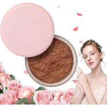 (Color 04) Blurring Powder, Pink Setting Powder, Blurring Setting Powder, Waterproof Pink Setting Powder for Oil Control, Long Lasting Makeup
